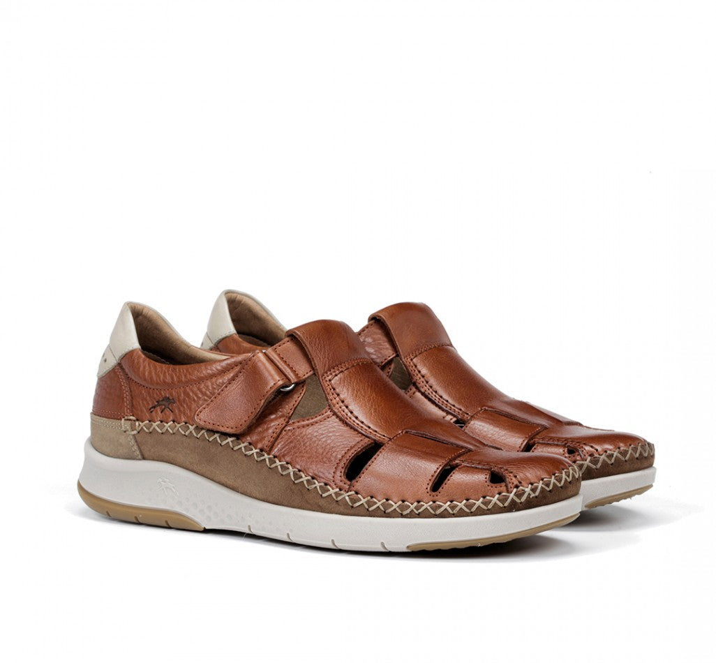 Fluchos Spanish sandels for men in camel F0797