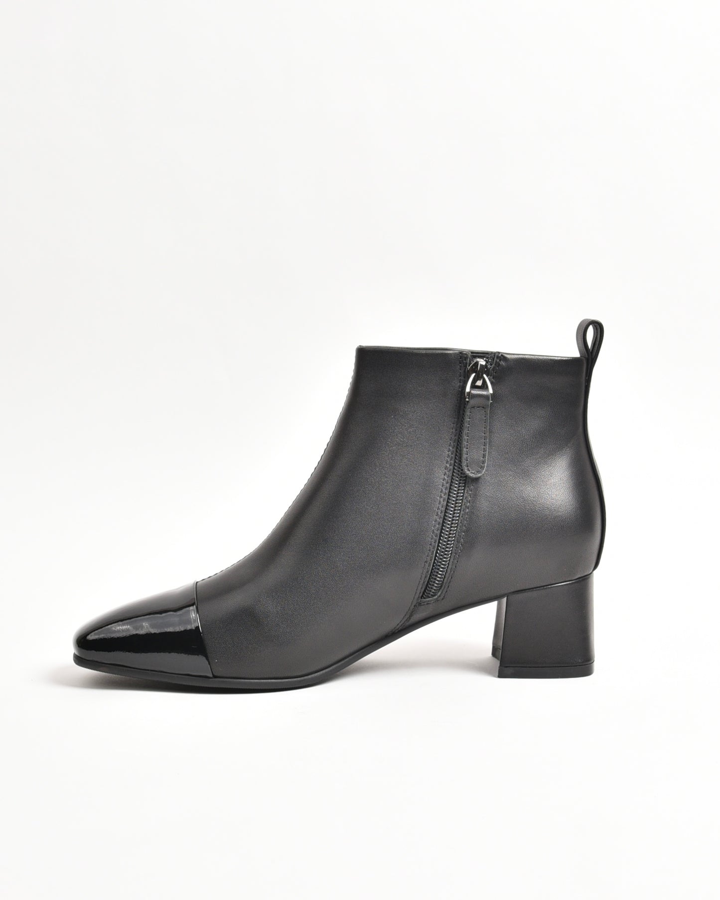 Shalapi mid ankle boots for women in black