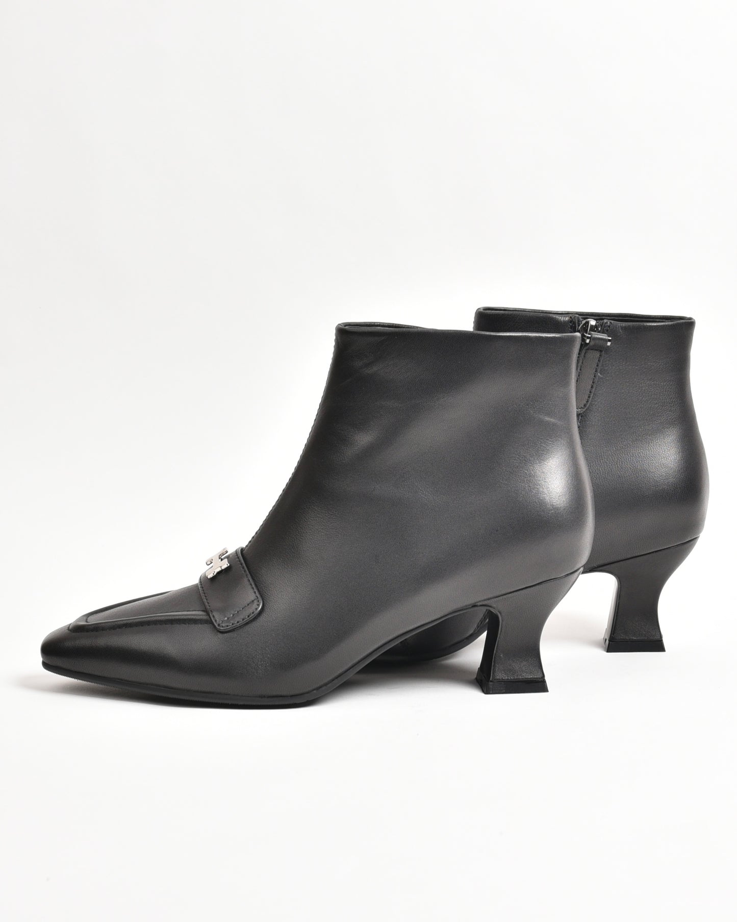 Shalapi mid ankle boots for women in black