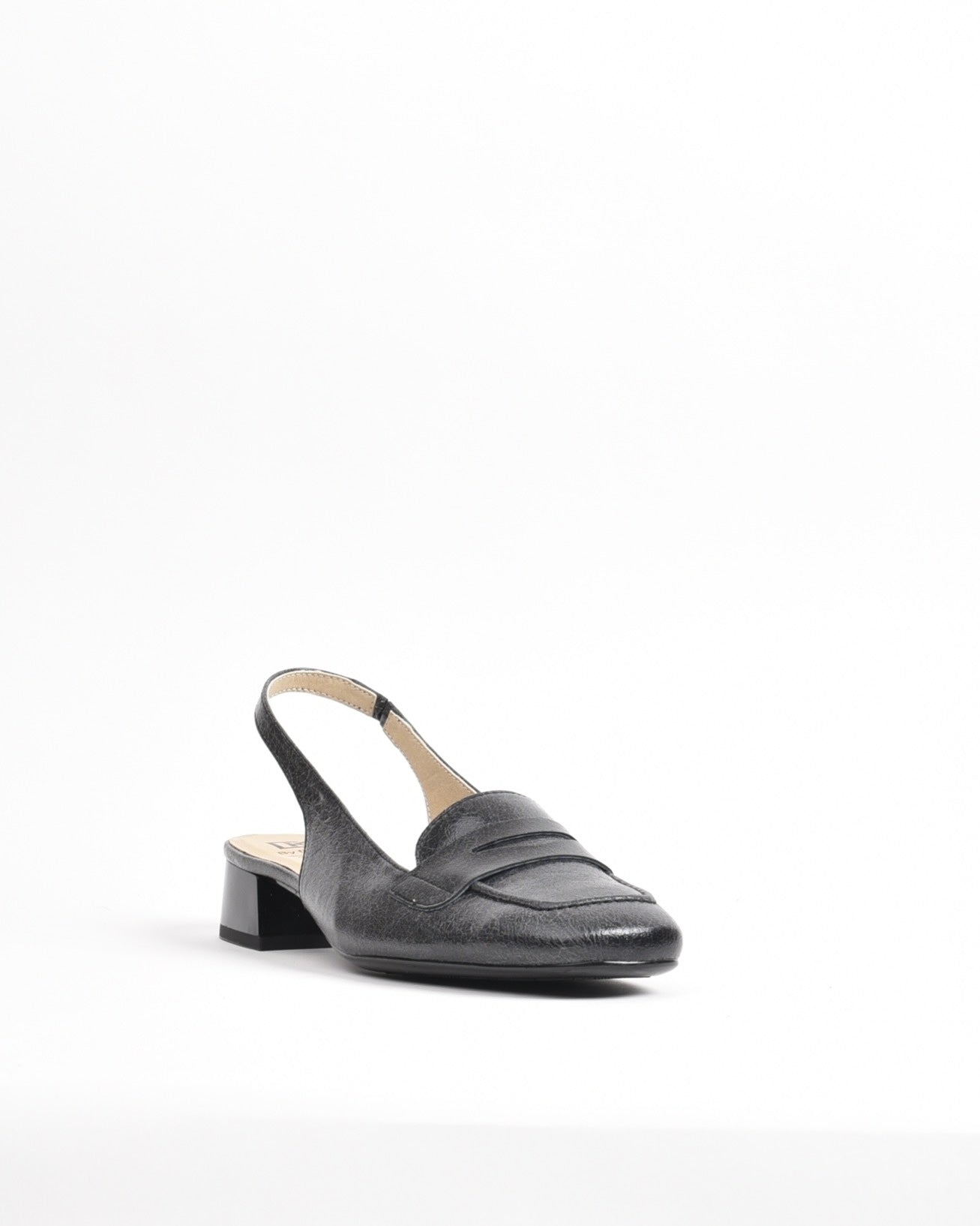 Dorking Fluchos Classic Comfortable Medium heel Sandal for women in Black.