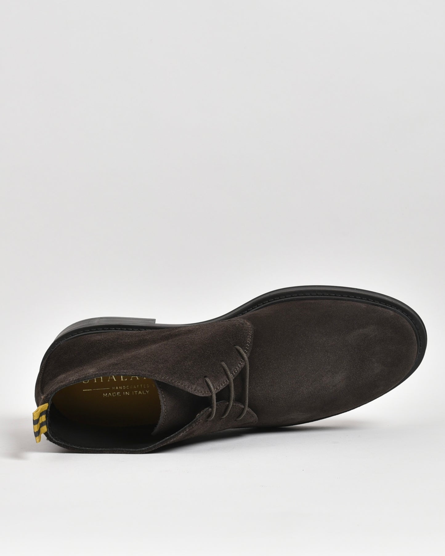 Shalapi boots in suede leather for men in brown