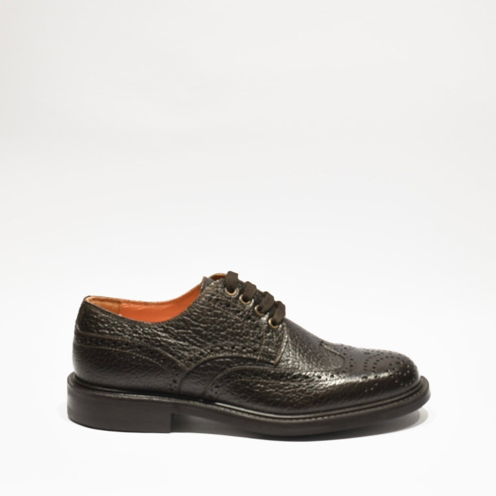Shalapi Italian Oxford shoes for men in brown