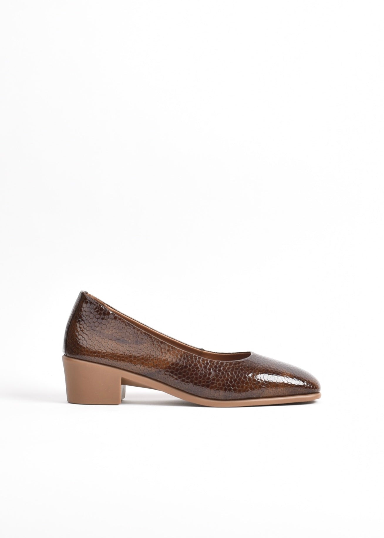 SHALAPI NAPOLI Turkish Medium Heel for women in brown