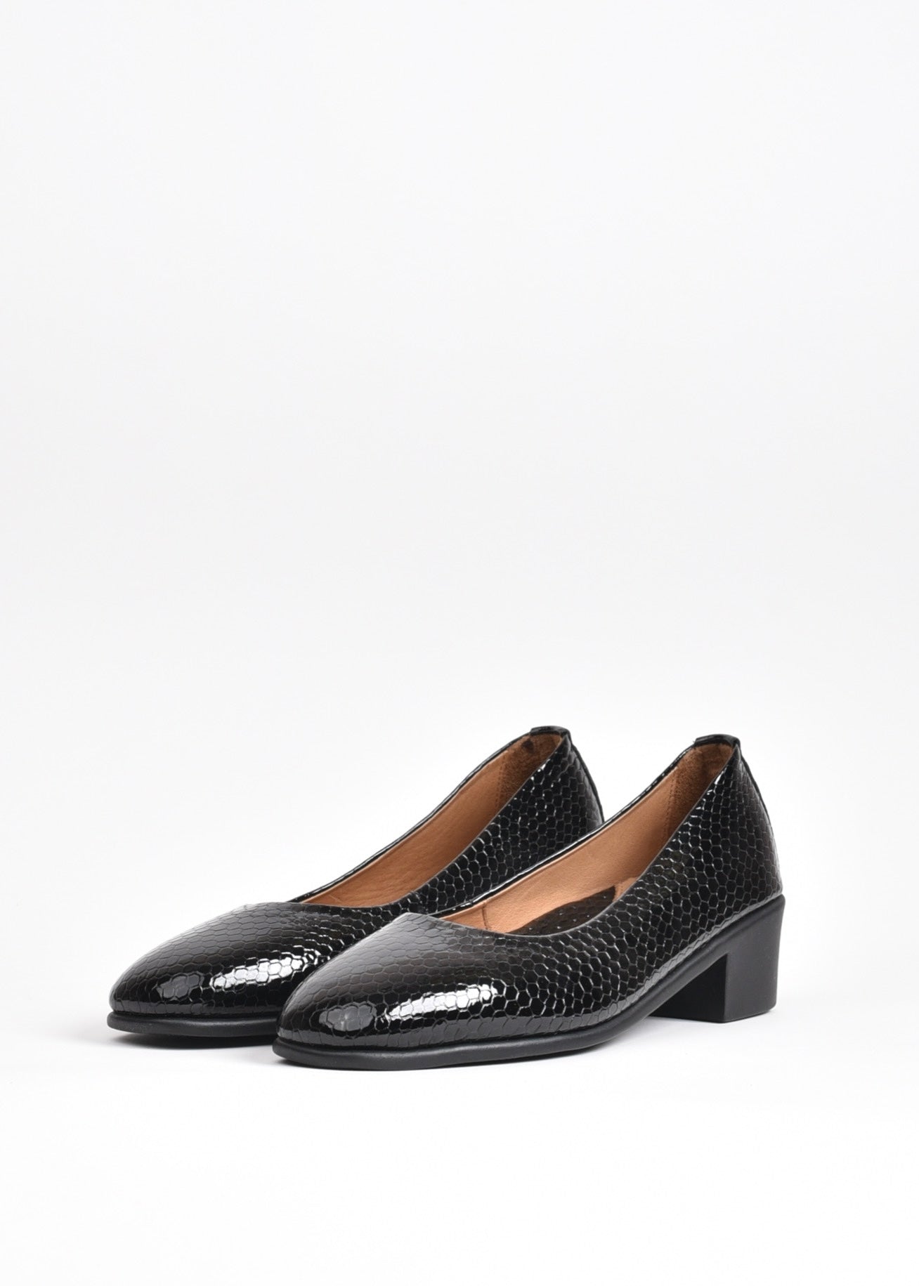 SHALAPI NAPOLI Turkish Medium Heel for women in black