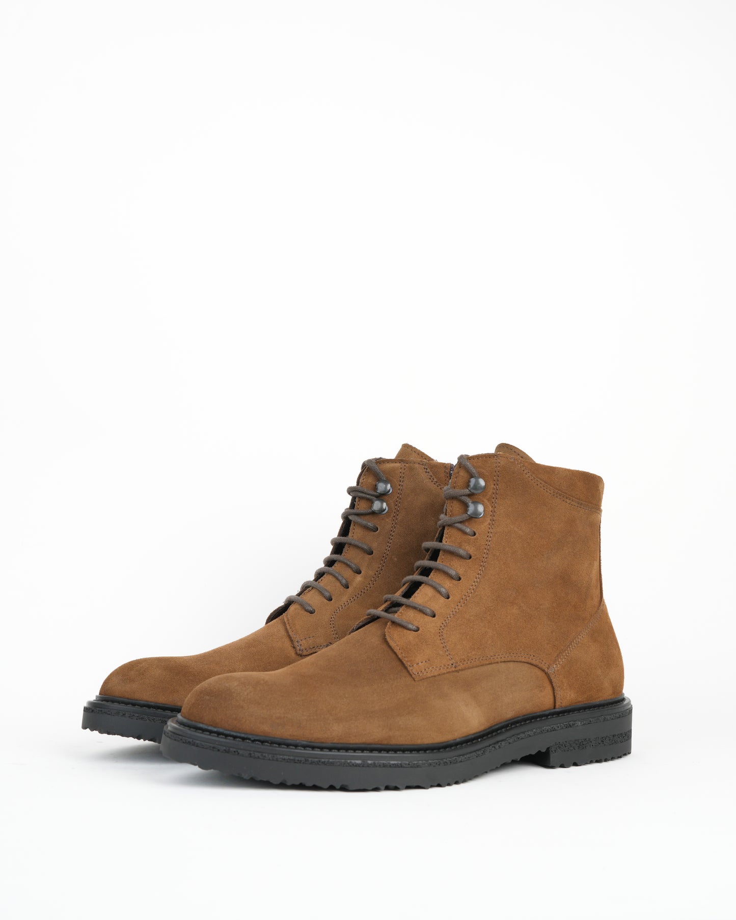 Shalapi boots in suede leather for men in camel