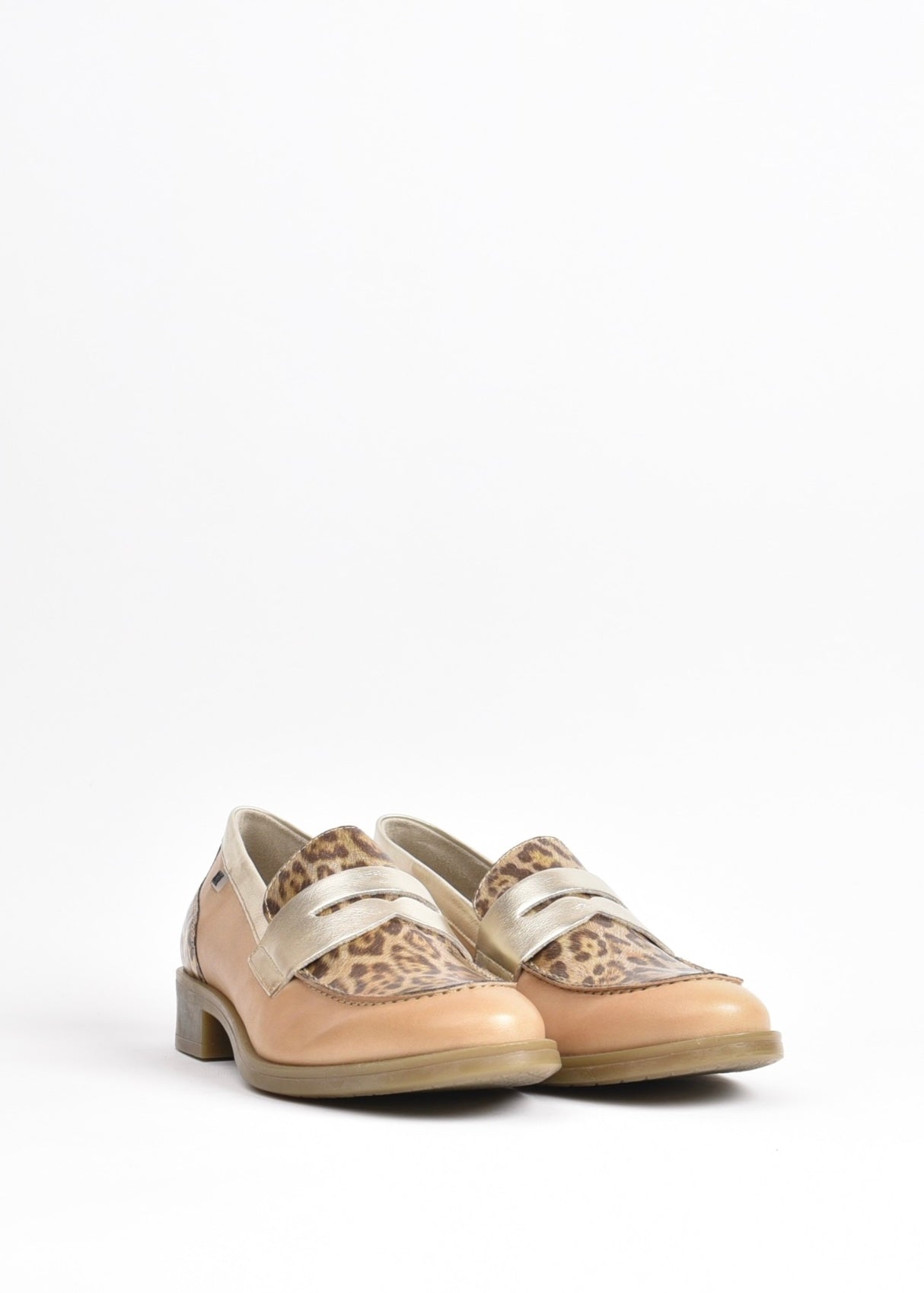 Dorking Fluchos Classic Comfortable Medium heel Sandal for women in Tiger-gold