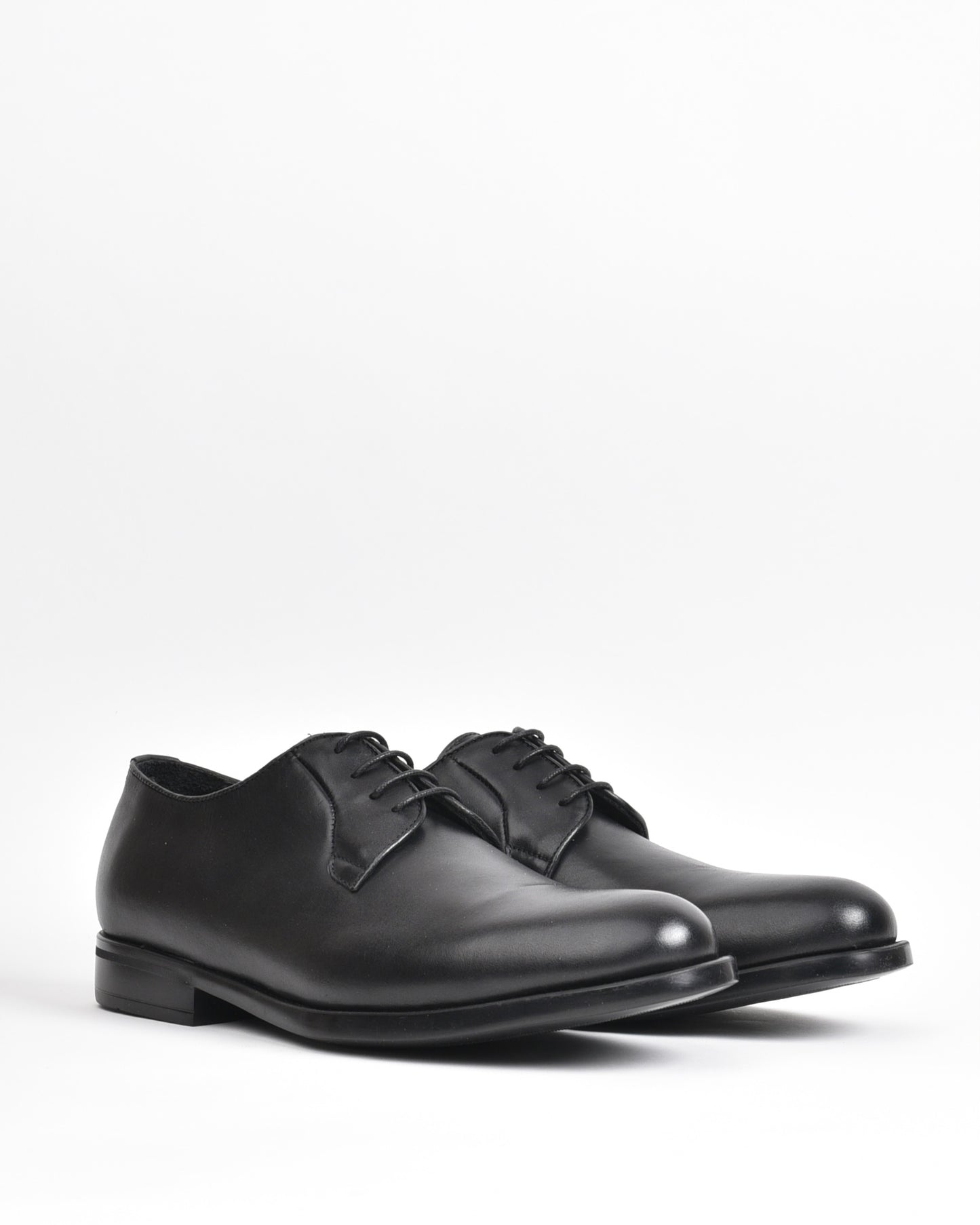 SHALAPI NAPOLI italian derpy shoes for men in black