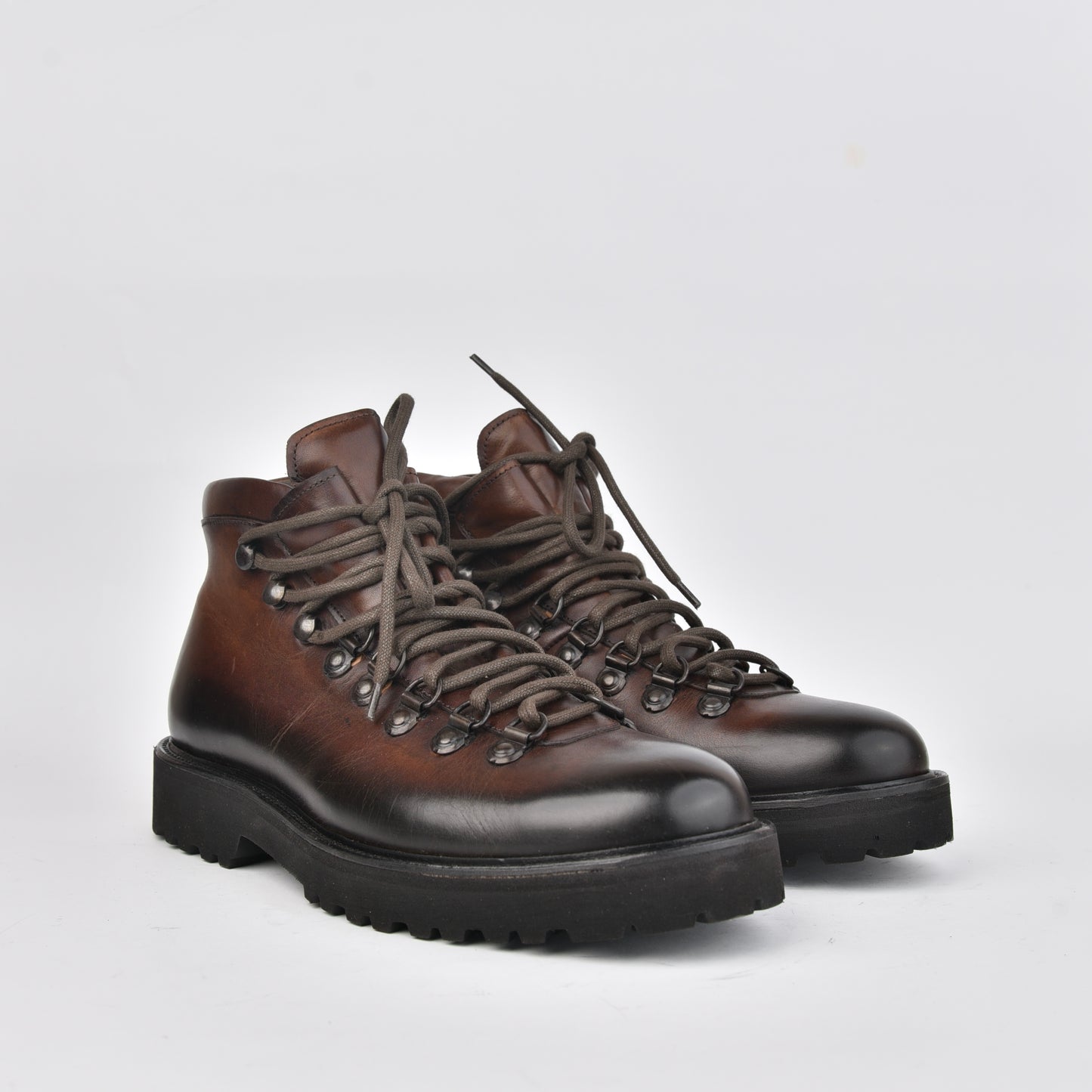 Shalapi Italian boots for men in brown