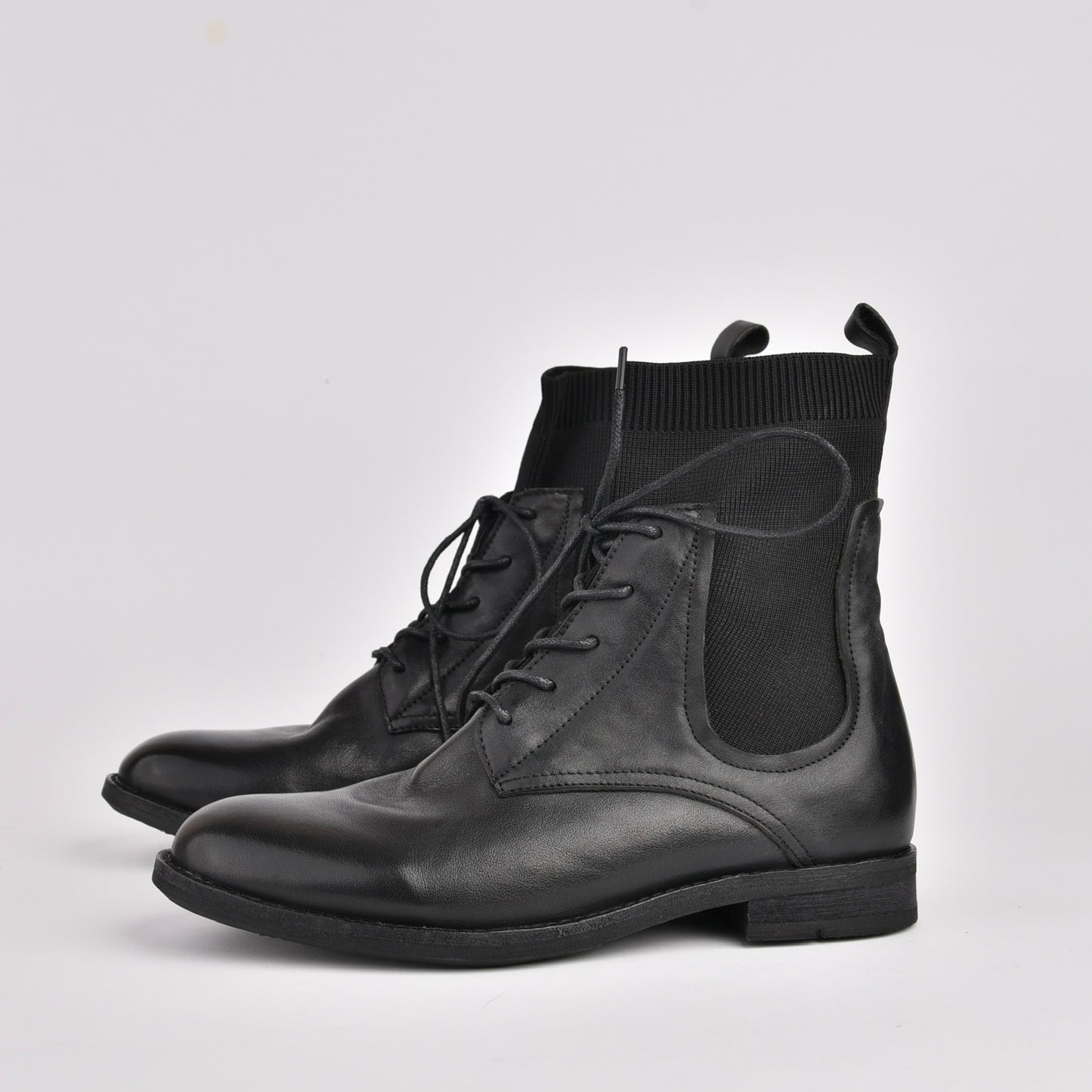 Shalapi genuine leather boots for women in black