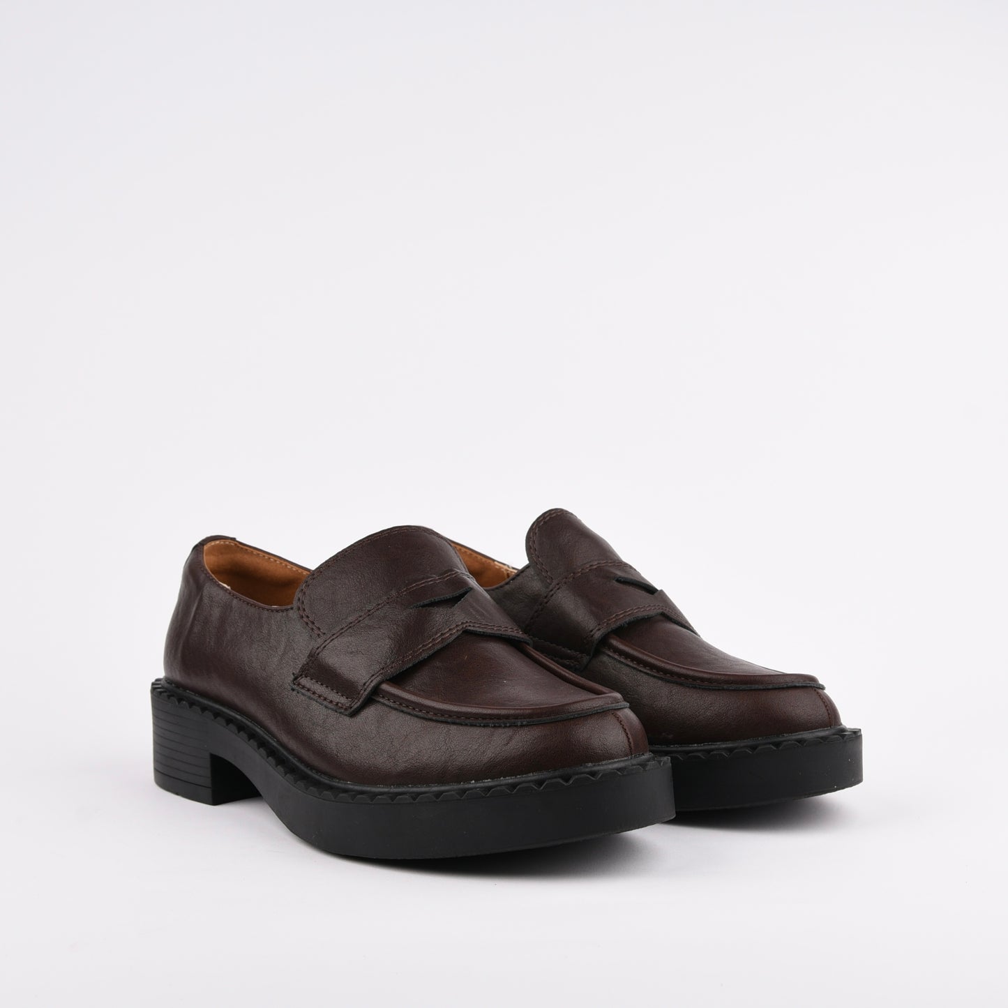 Shalapi loafers shoes for women in brown