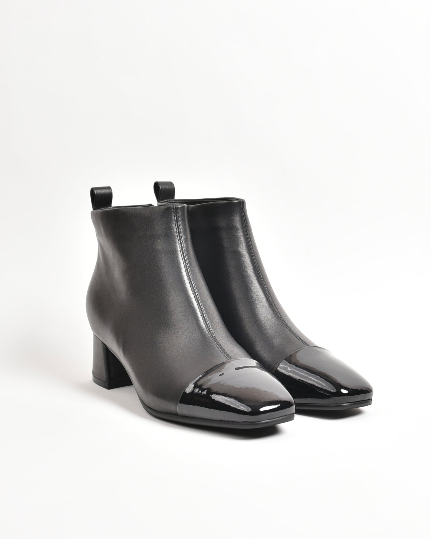 Shalapi mid ankle boots for women in black