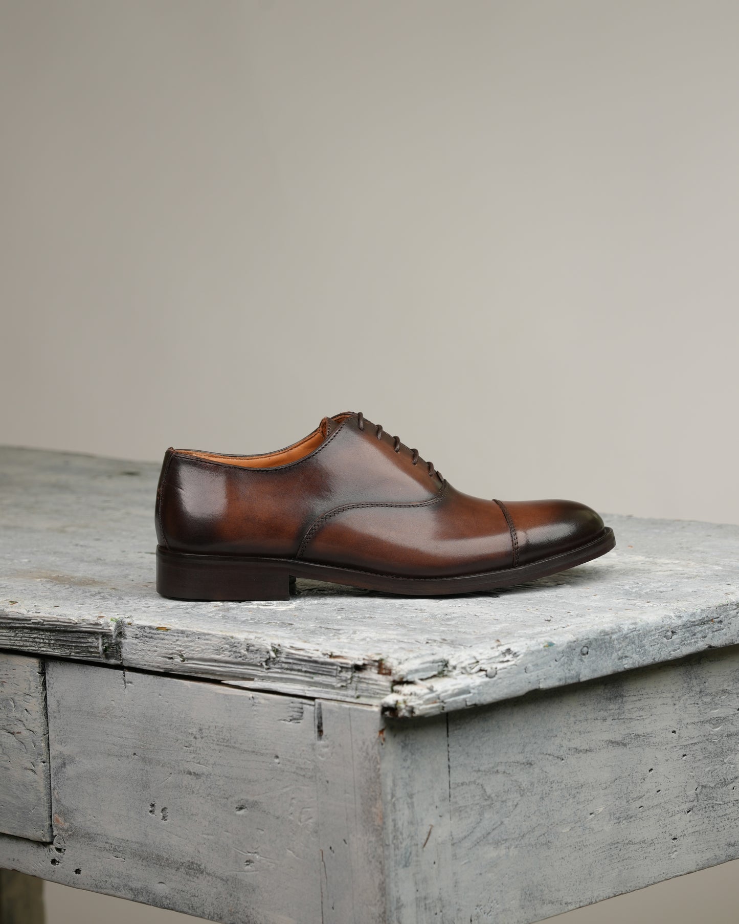 Shalapi Napoli oxford shoes for men in brown