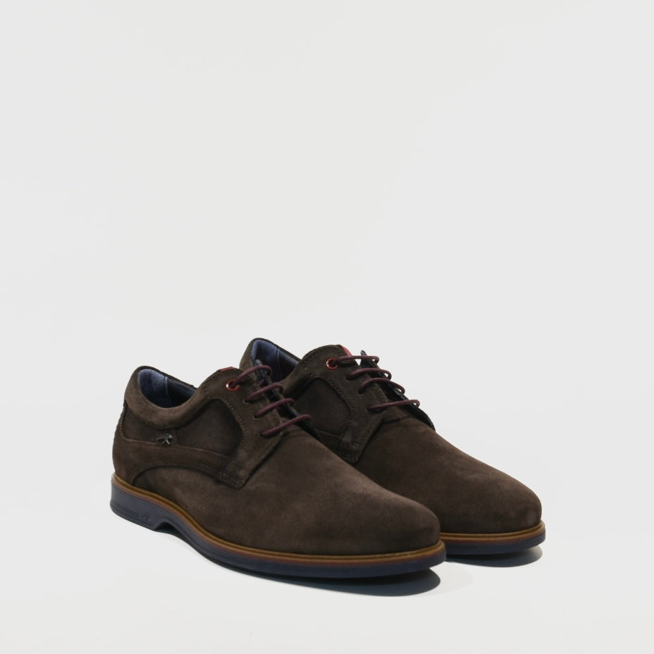 Fluchoes Spanish shoes for men in suede brown