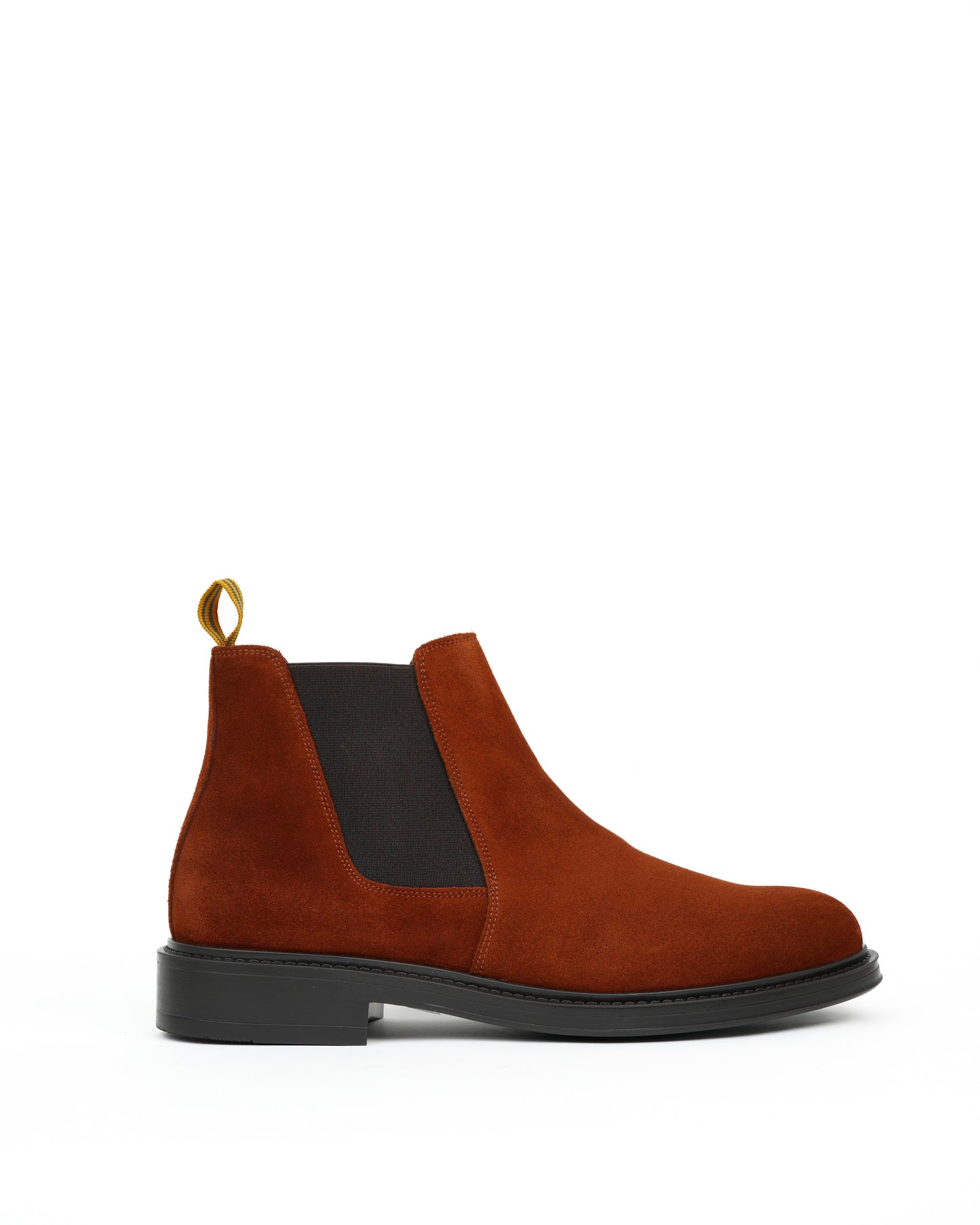 Shalapi Chelsea Boots for men in suede camel