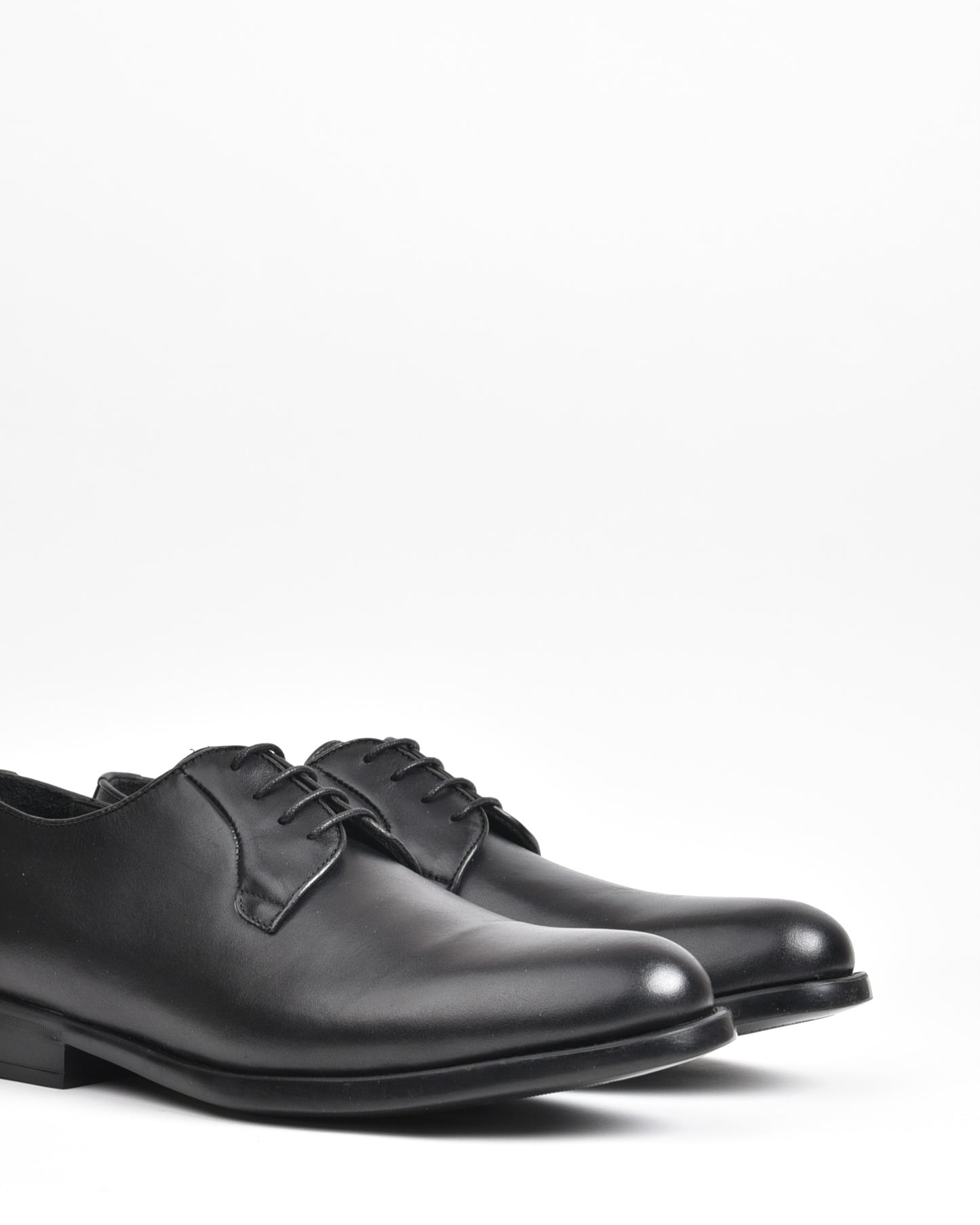 SHALAPI NAPOLI italian derpy shoes for men in black