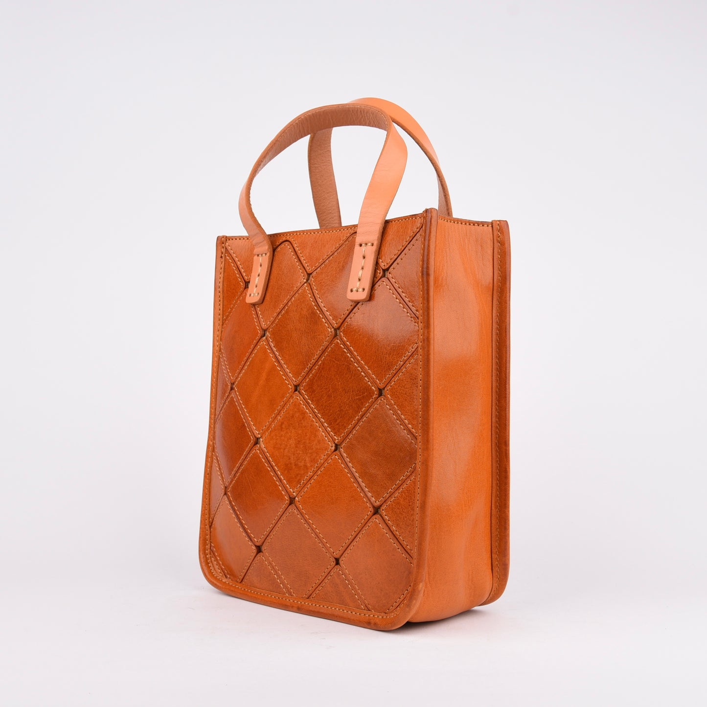 Shalapi Guinean leather handBags for women in Camel