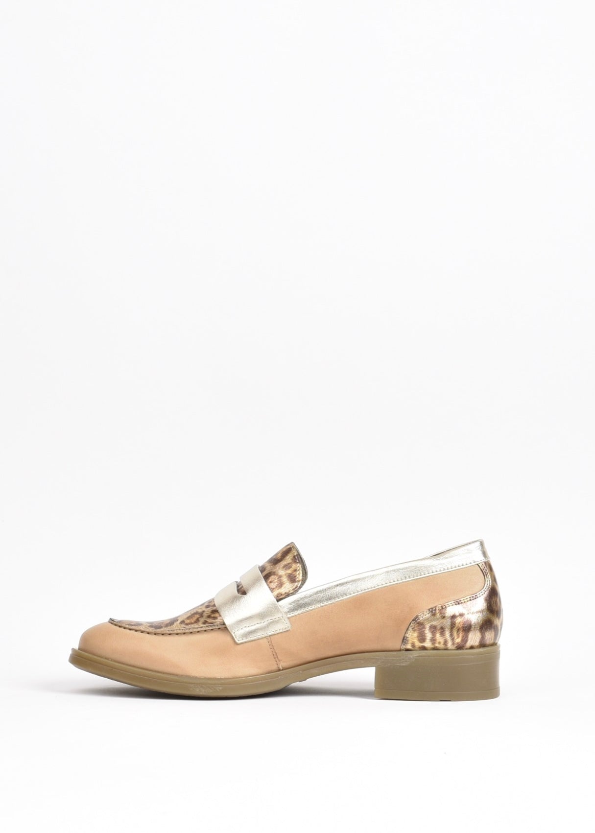 Dorking Fluchos Classic Comfortable Medium heel Sandal for women in Tiger-gold