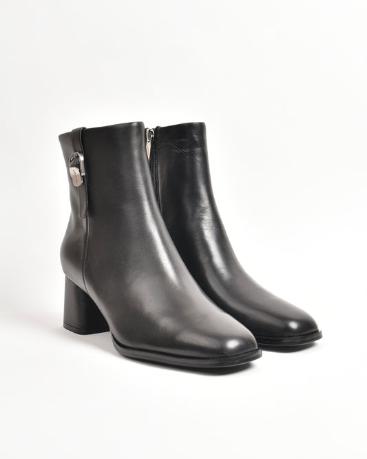 Shalapi mid ankle boots for women in black