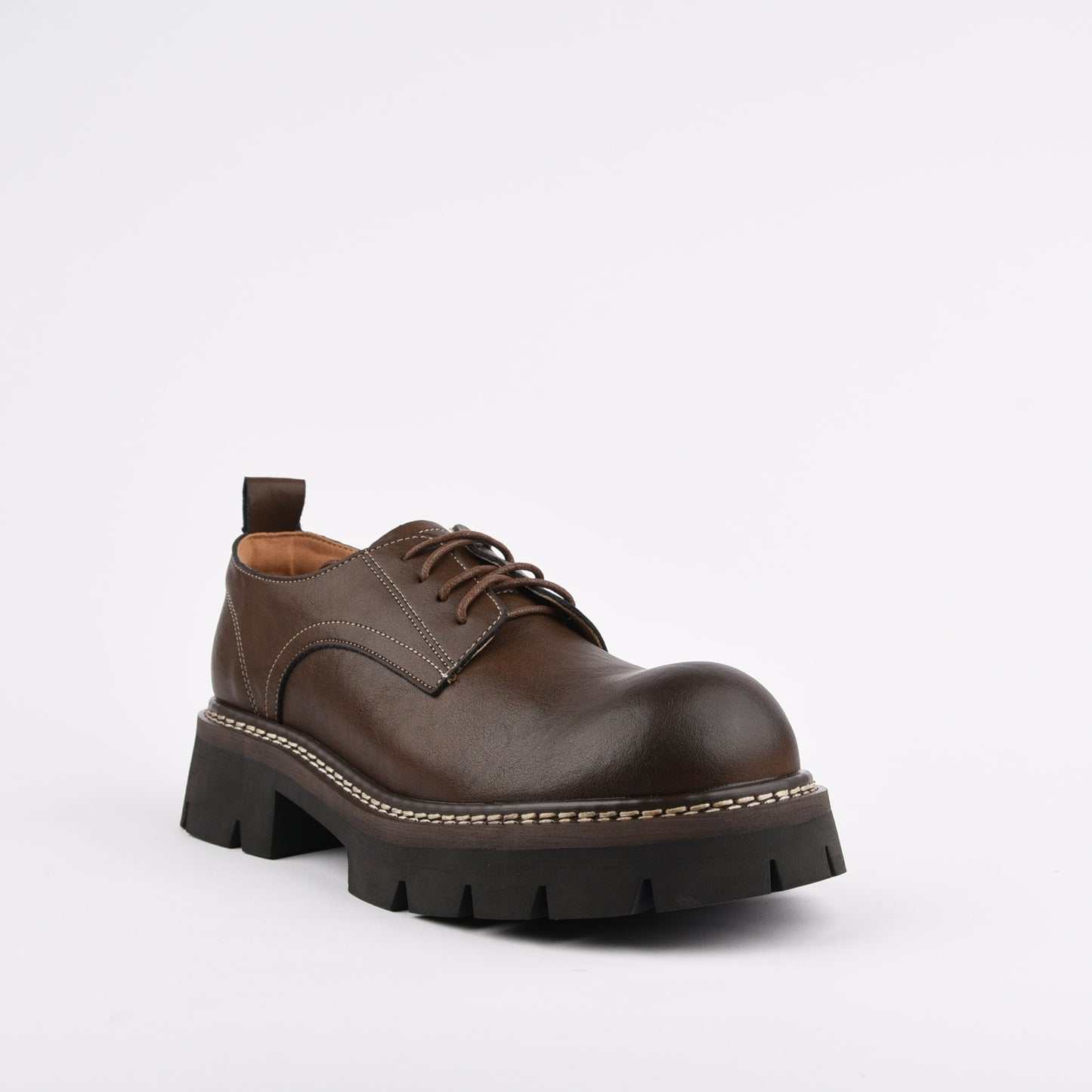 Shalapi lace up shoes for women in brown