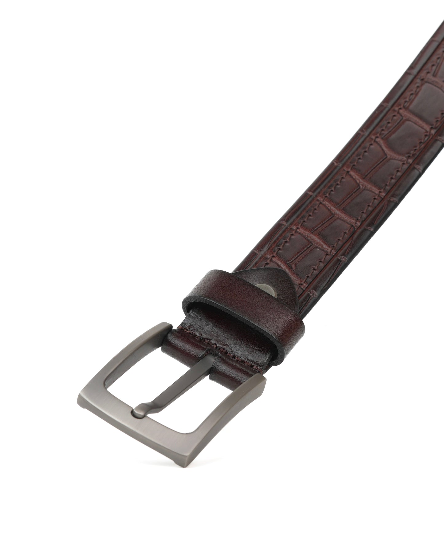 Shalapi Genuine leather belts for men in brown