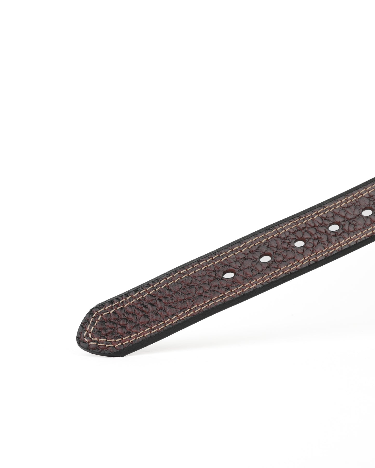 Shalapi Genuine leather belts for jeans for men in brown