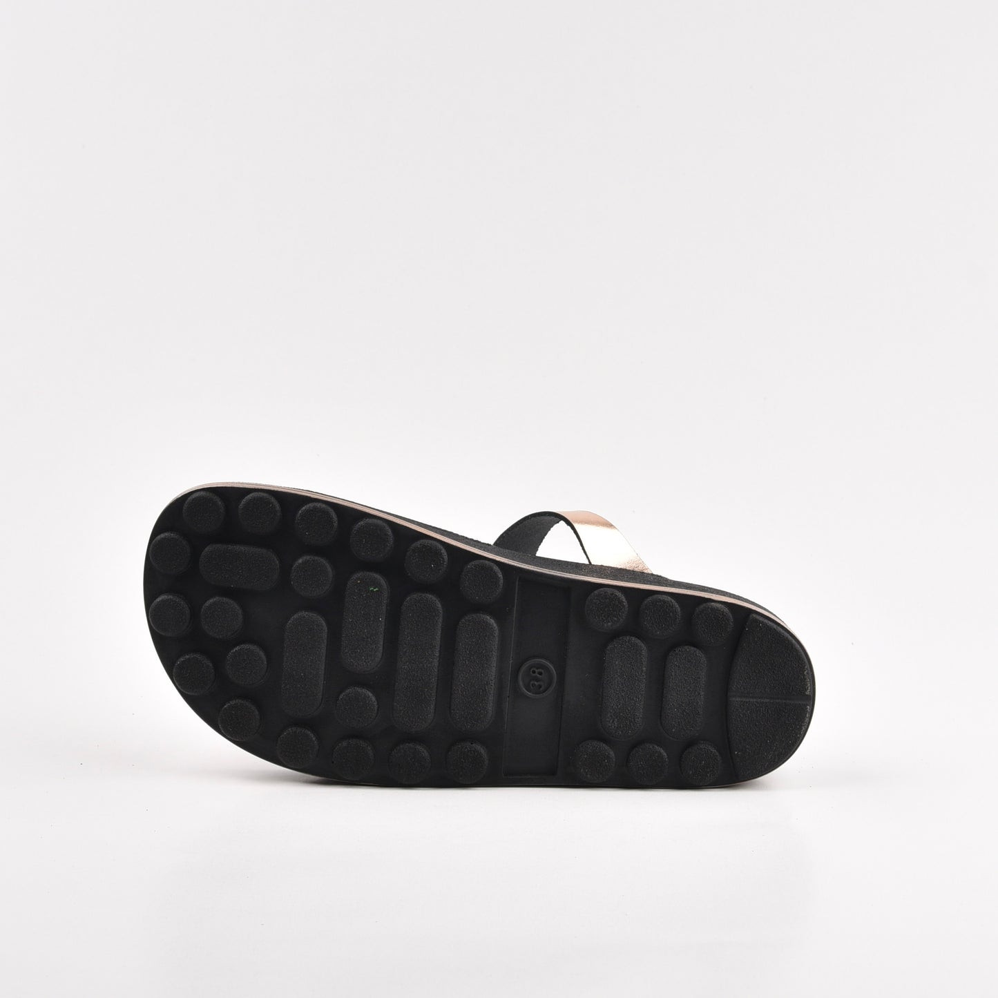Fantasy sandals 100% Genuine Leather Greek Slipper for Women in gold