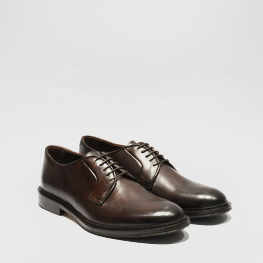 Shalapi Italian classic shoes for men in brown