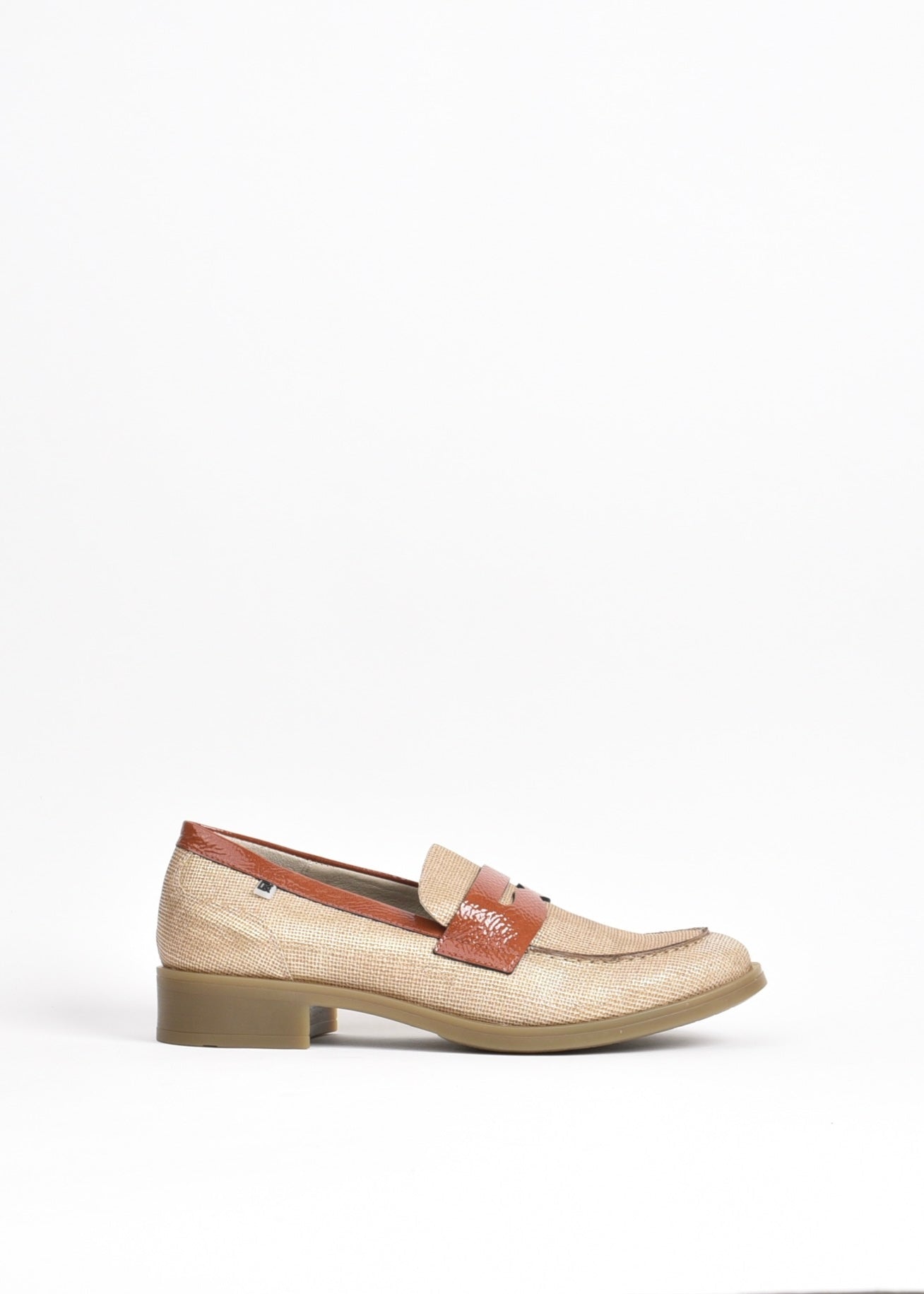 Dorking Fluchos Classic Comfortable Medium heel Sandal for women in Caber-gold