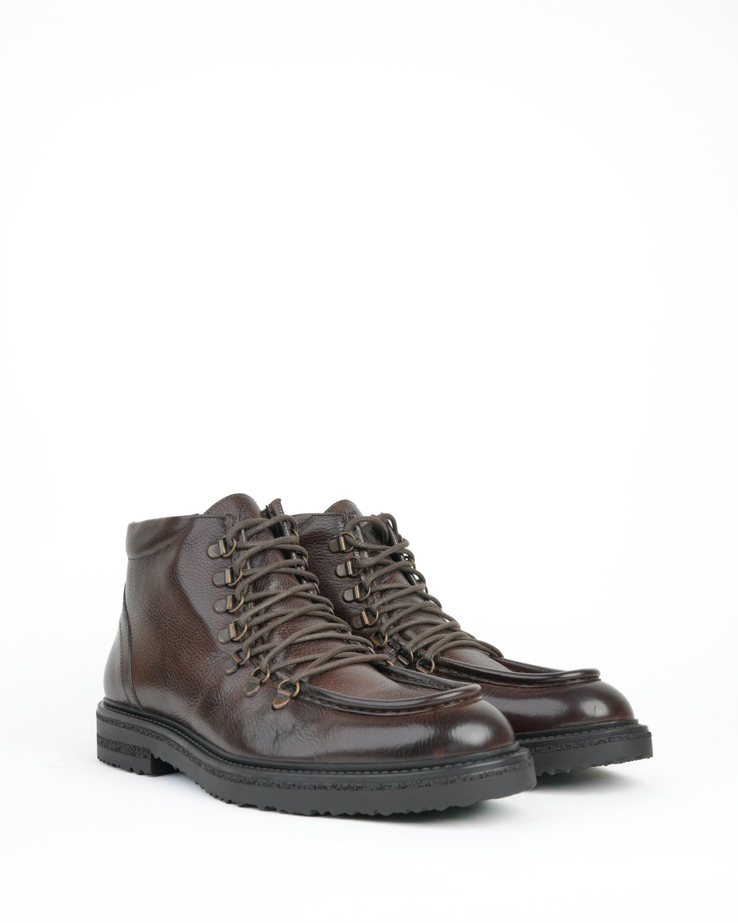 Shalapi boots in Grain leather for men in Brown