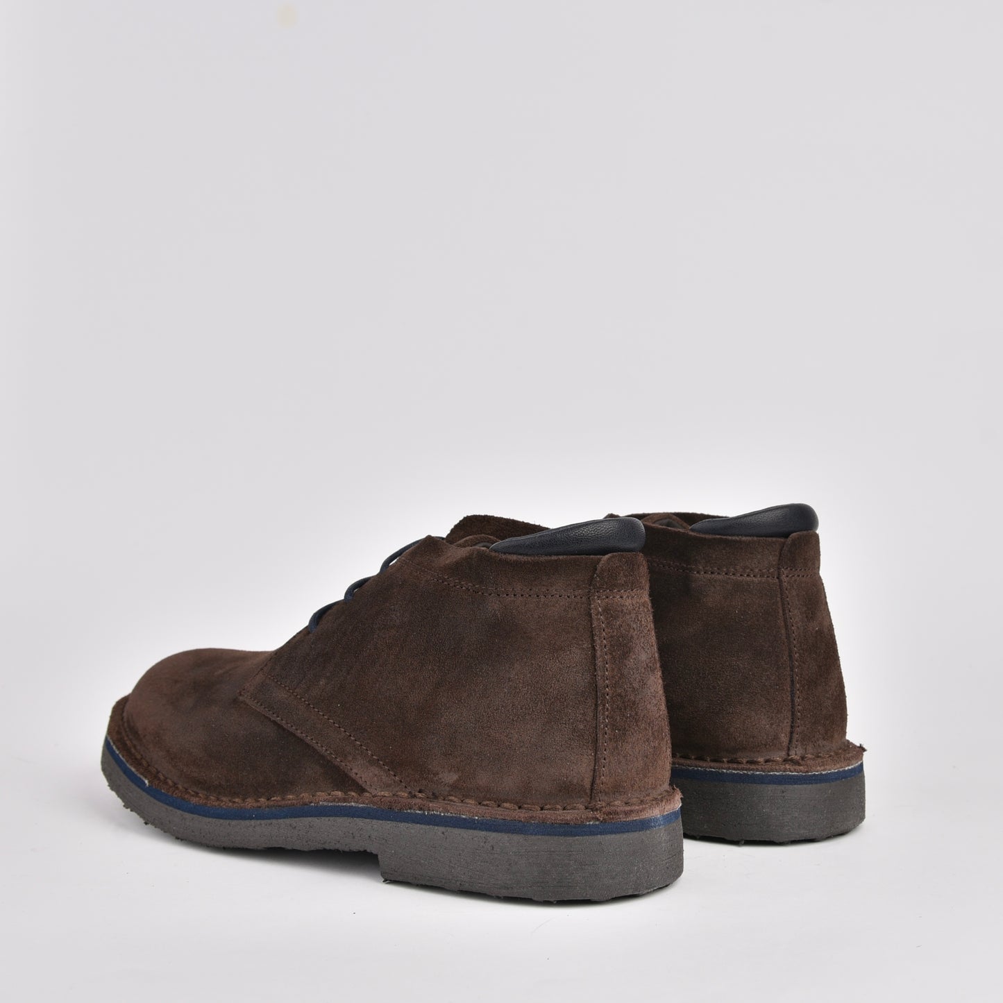 Kebo genuine leather Boots for men in suede brown