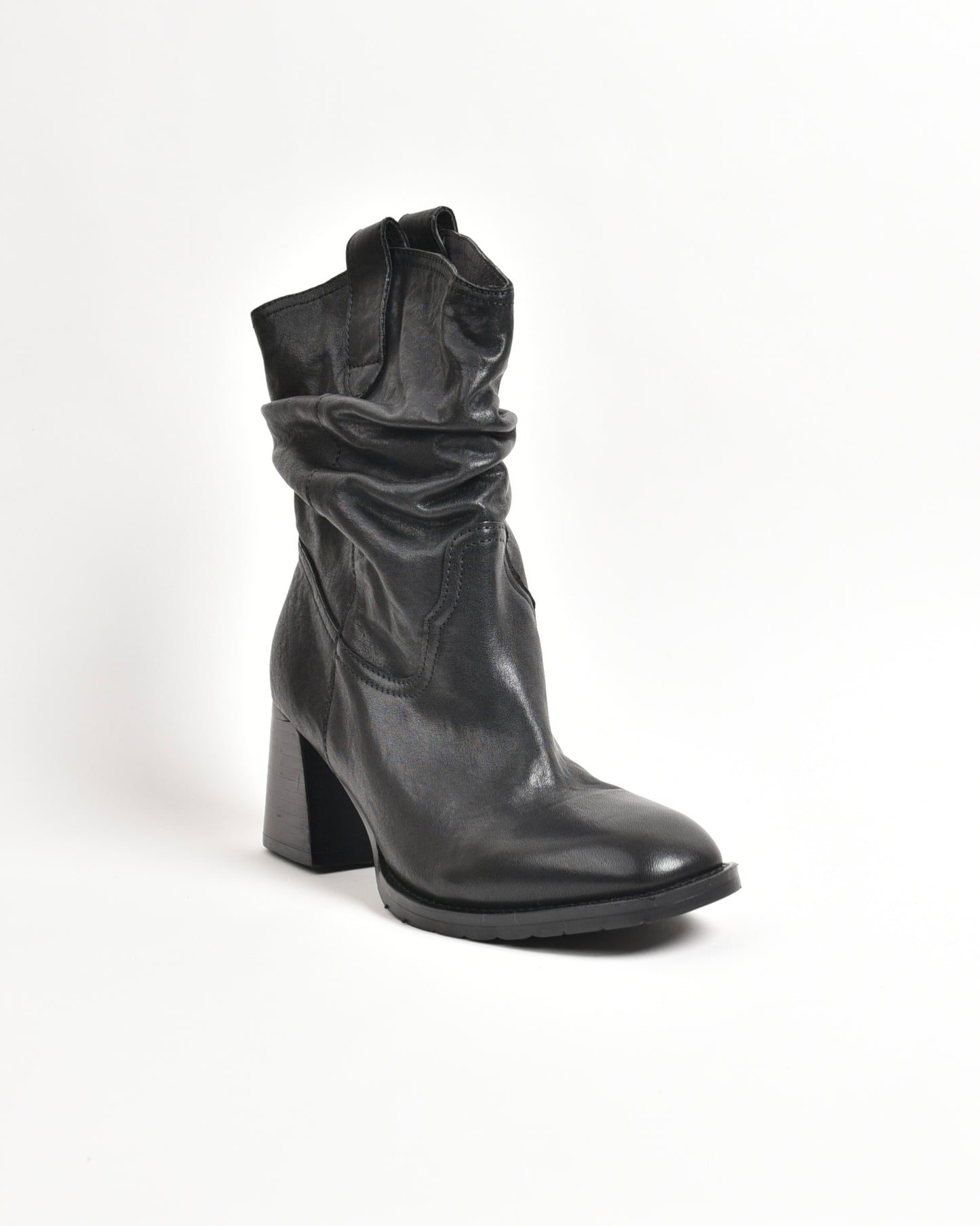 Shalapi mid ankle boots for women in black