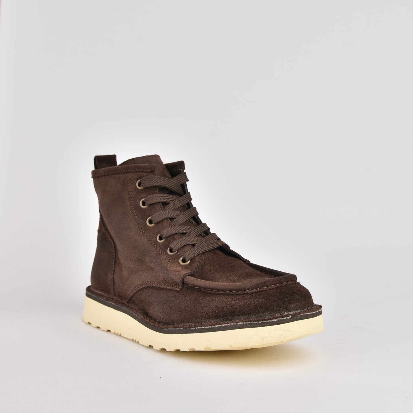 Kebo genuine leather Boots for men in suede brown