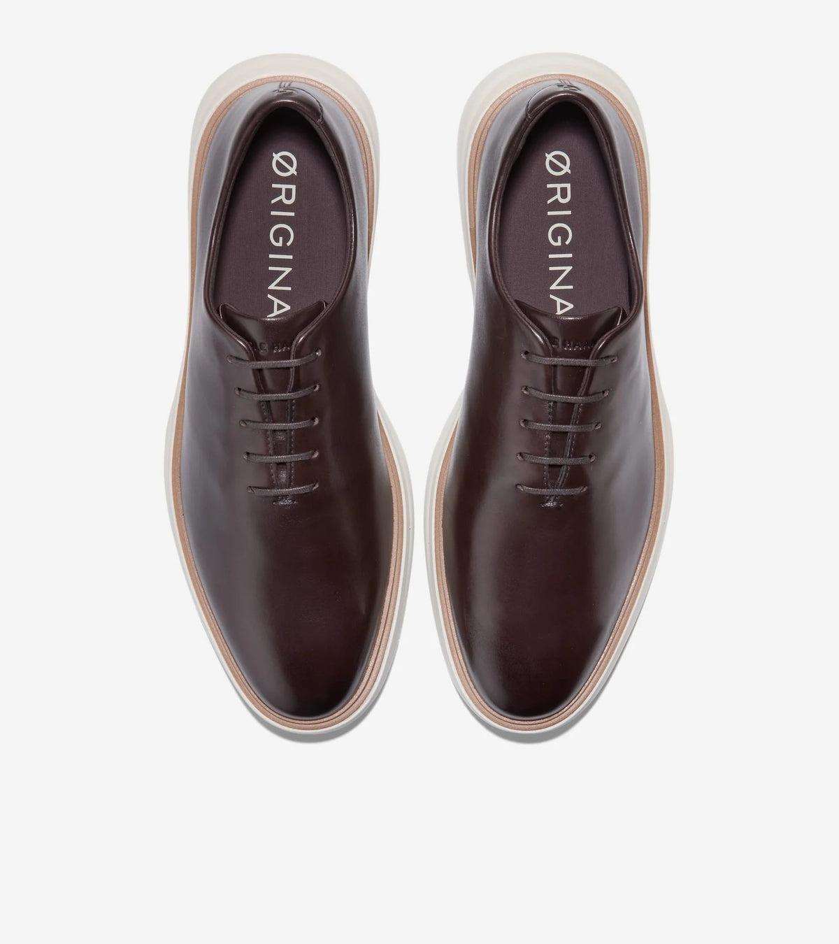 COLE HAAN C43206 shoes for men in brown and white