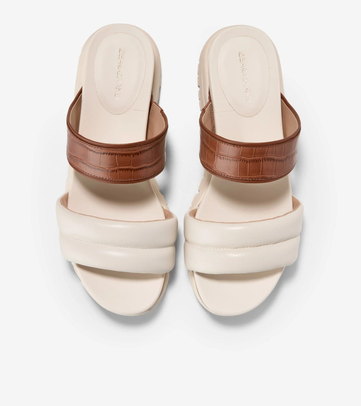 COLE HAAN W33670 slippers  for women IN  WHITE