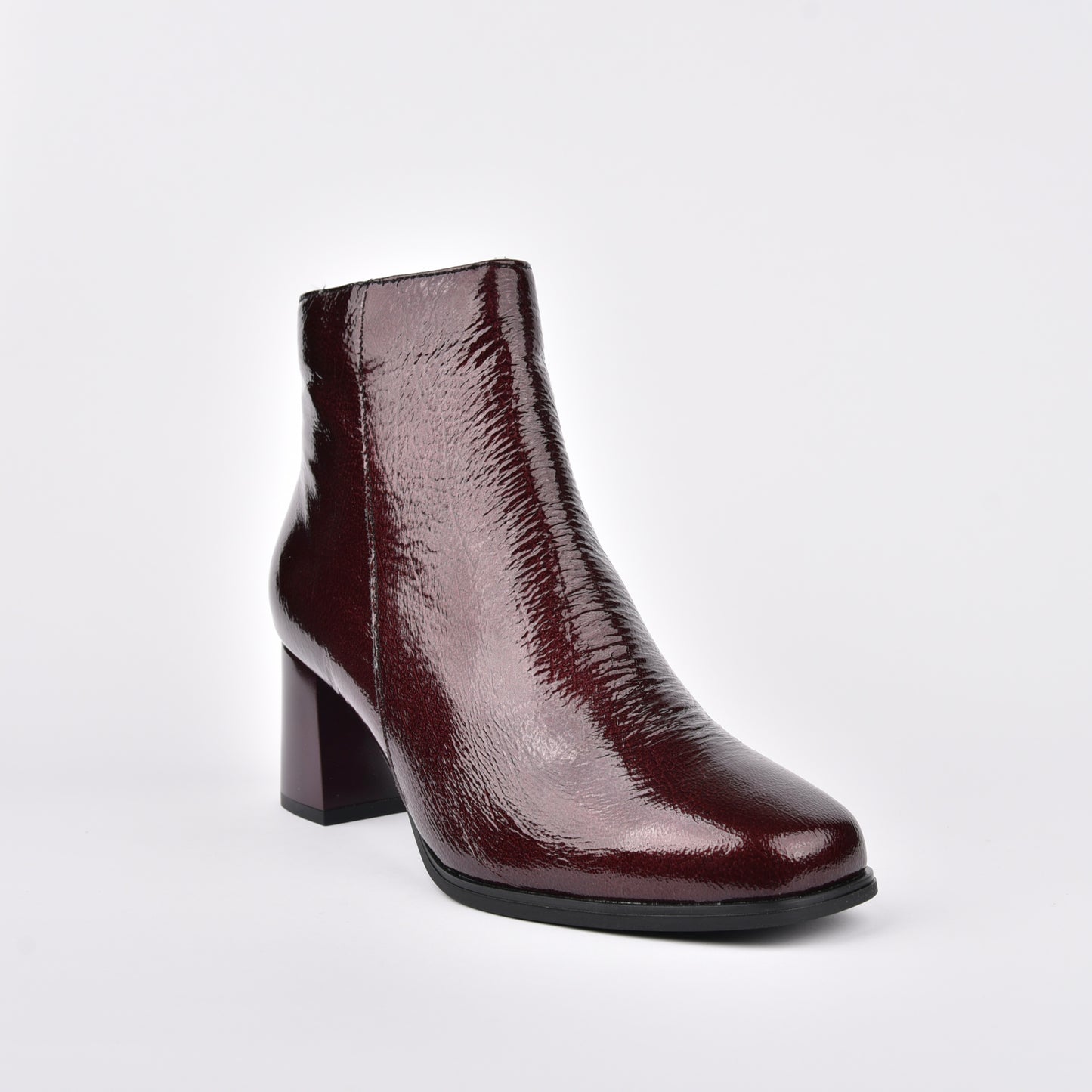 10136 Pitillos 100% Genuine Leather Spanish boots for women in Bordo