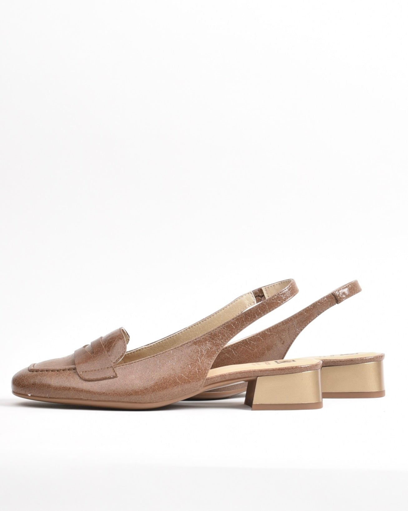 Dorking Fluchos Classic Comfortable Medium heel Sandal for women in Camel.