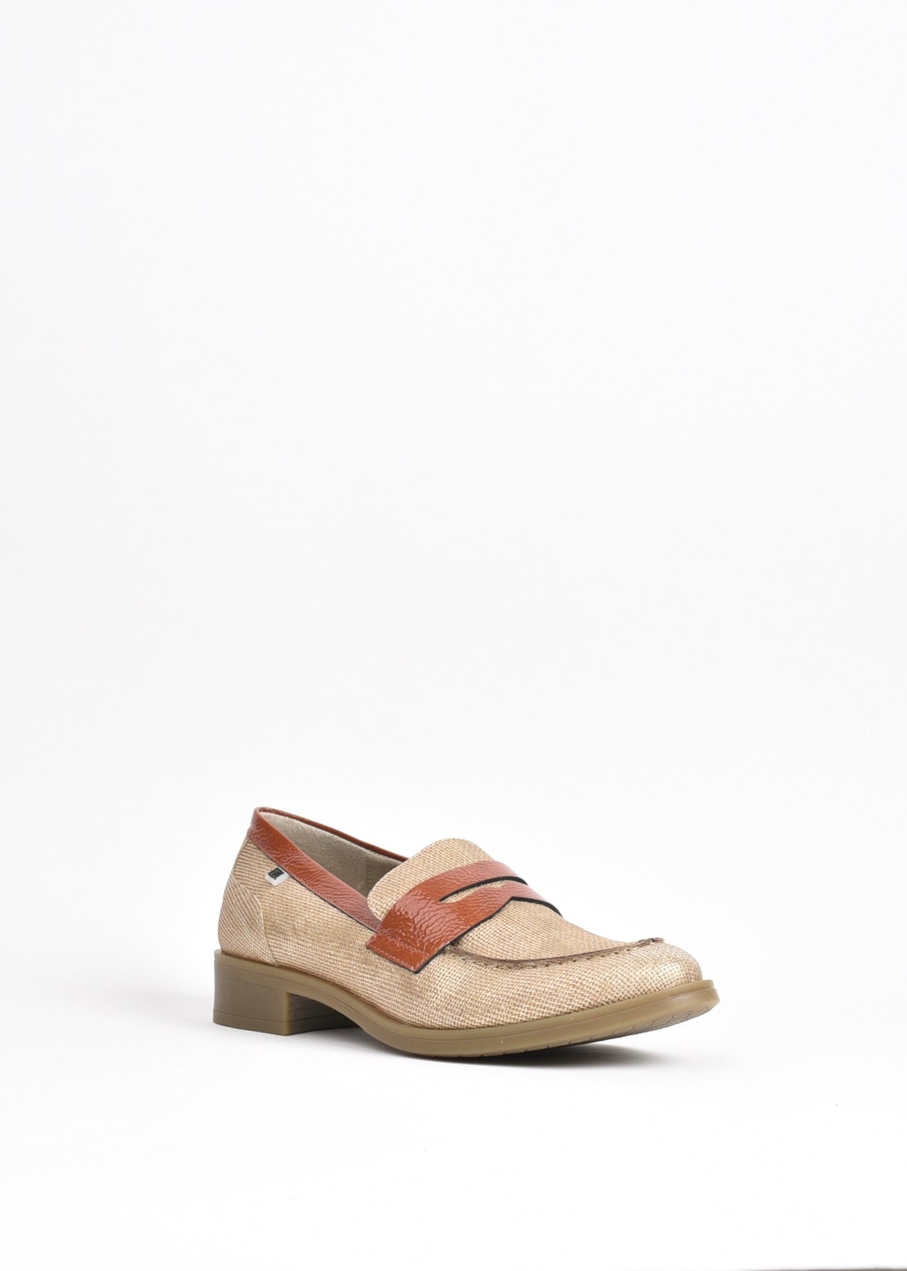 Dorking Fluchos Classic Comfortable Medium heel Sandal for women in Caber-gold