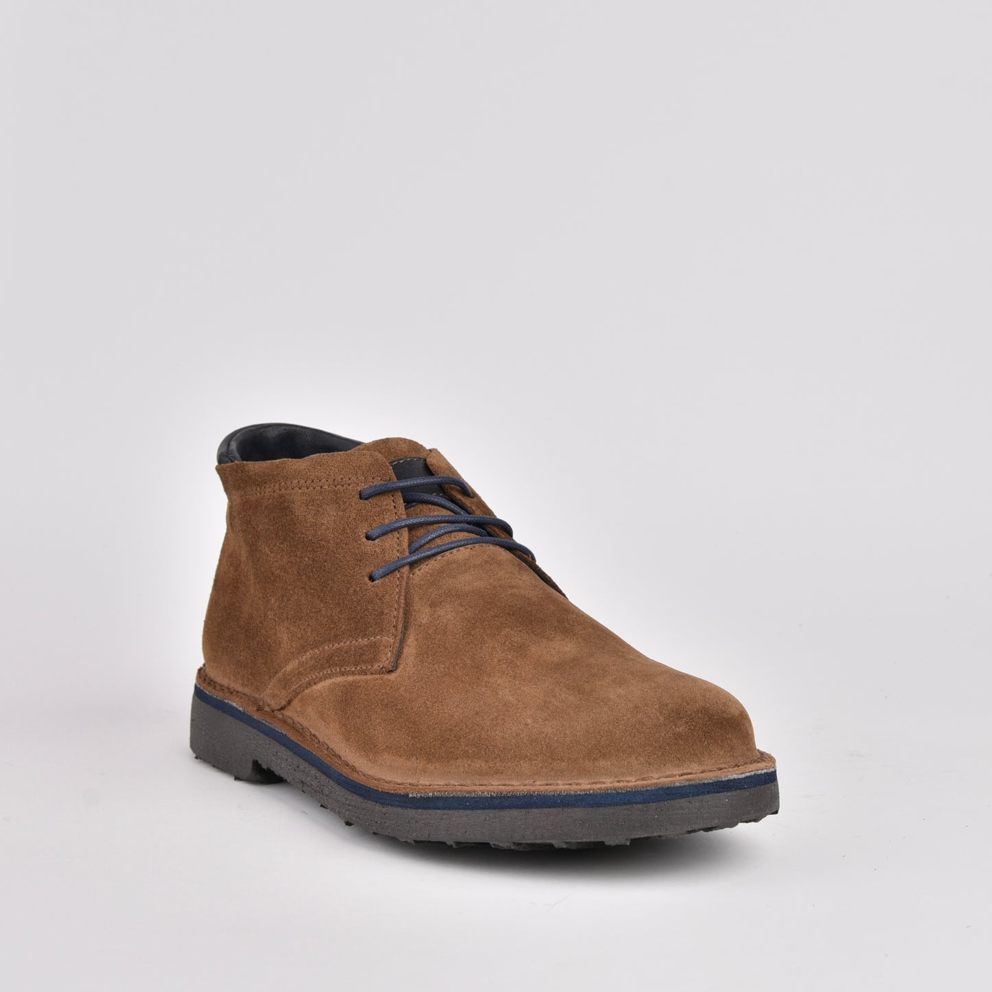 Kebo genuine leather Boots for men in suede Camel