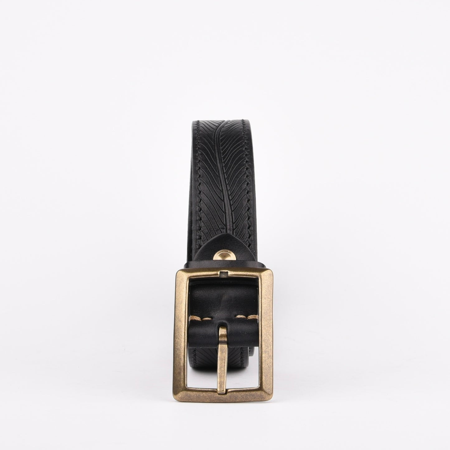 Genuine leather belts for men in Black