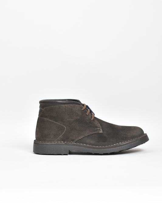 SHALABI genuine leather Boots for men in suede brown