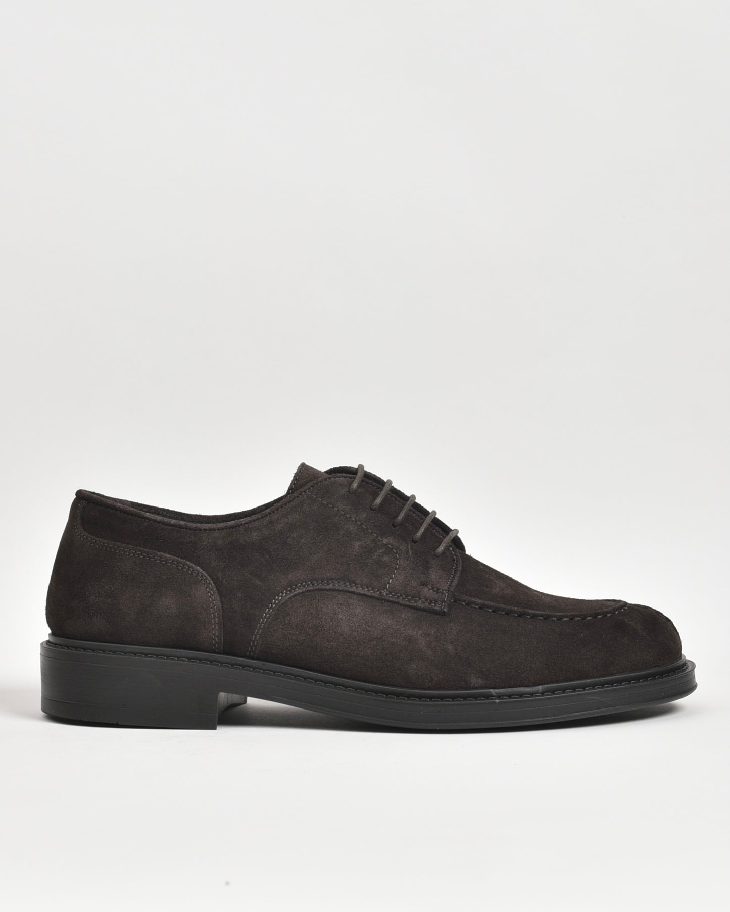 SHALAPI Italian shoes in suede leather for men in brown