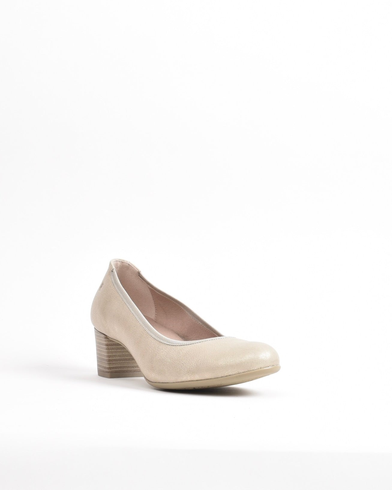 Dorking Fluchos Classic Medium heel shoes for women in Beige