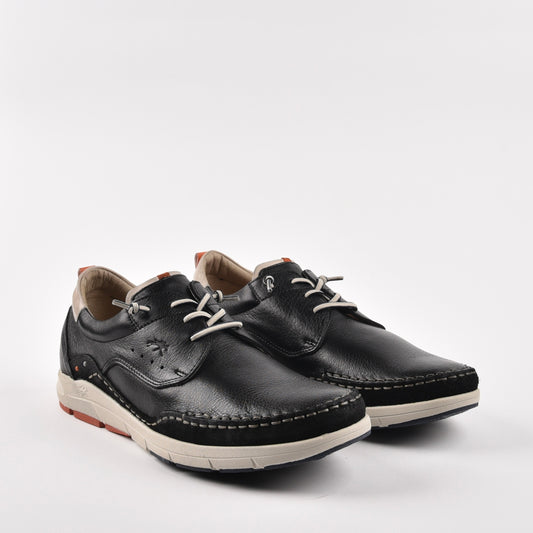 Fluchos Spanish shoes for men in black F1986