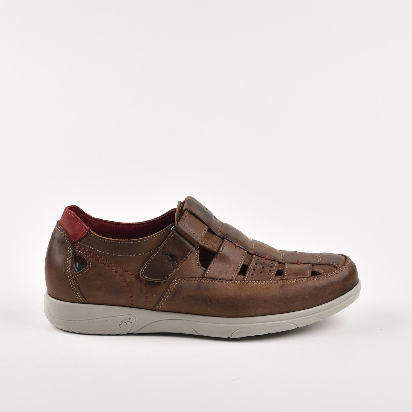 Fluchos Spanish sandels for men in Brown F0105