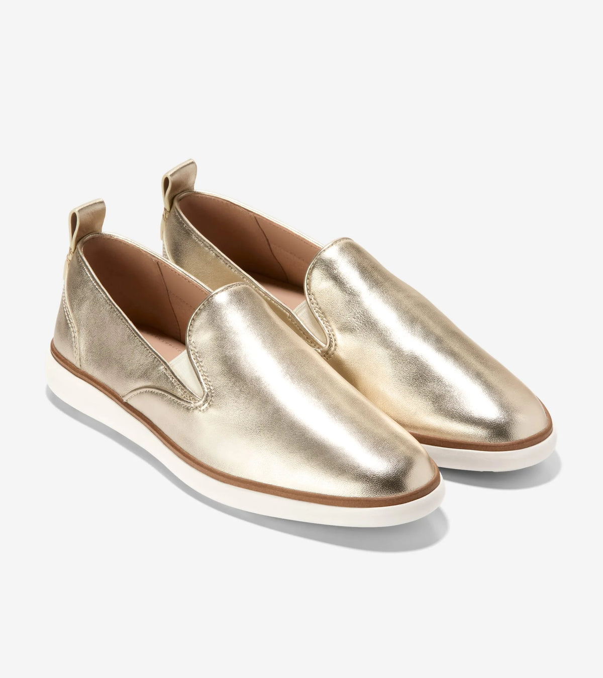 COLE HAAN W34380 loafers for women in Gold