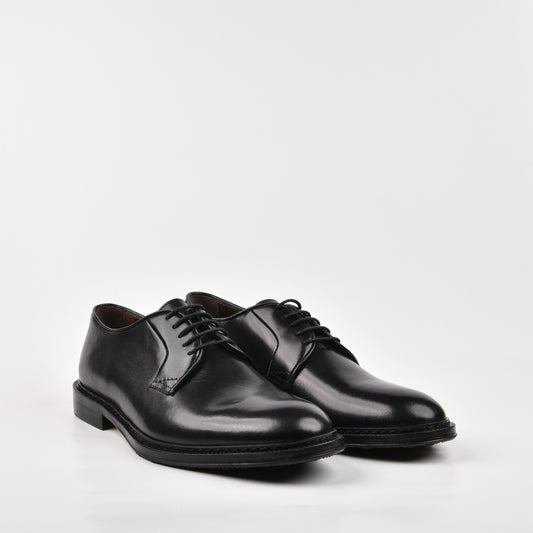 Shalapi Italian Leather Dress Shoes for Men in Black