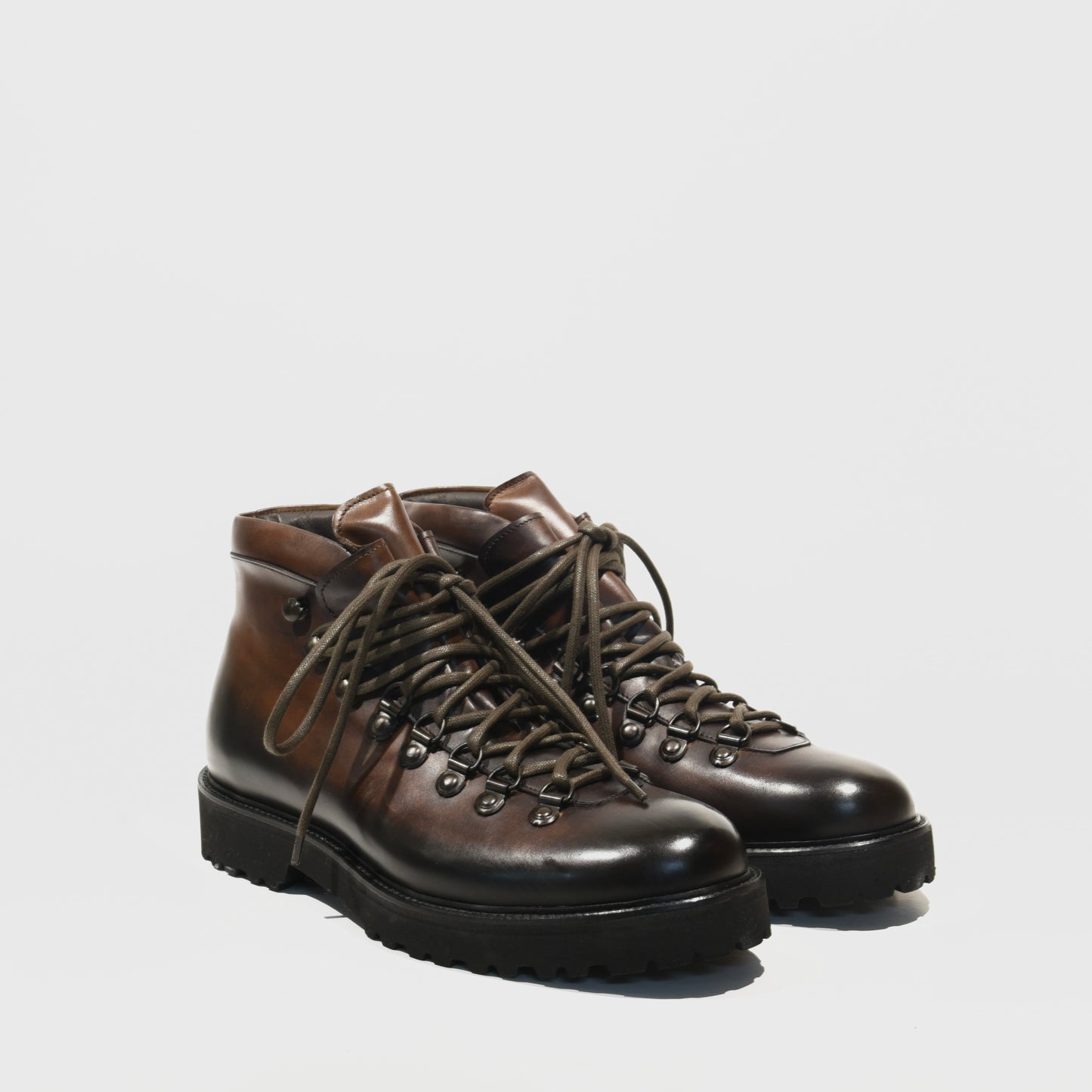 Shalapi Italian boots for men in brown