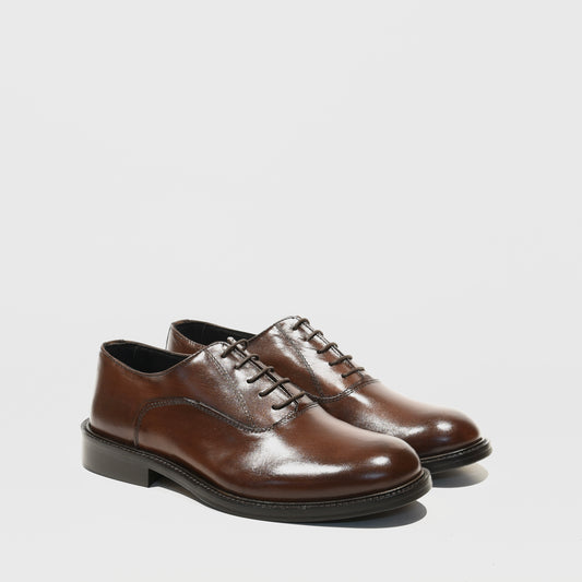 Shalapi Italian classic shoes for men in brown