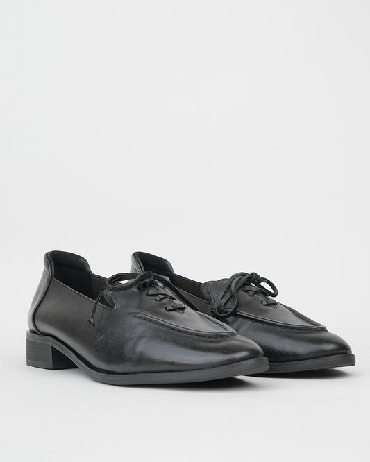 Shalapi shoes genuine leather for women in black