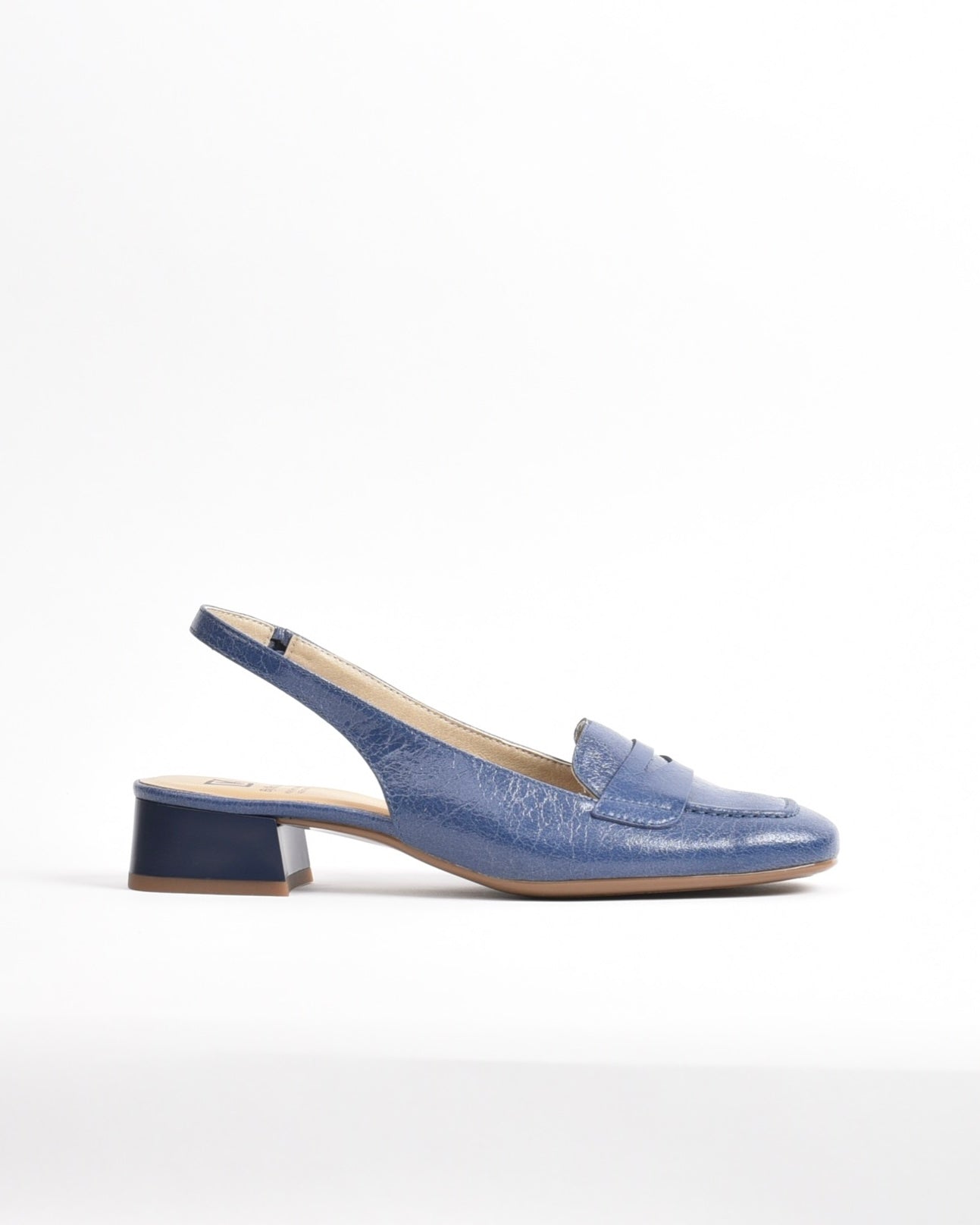 Dorking Fluchos Classic Comfortable Medium heel Sandal for women in Black. Sky-blue.